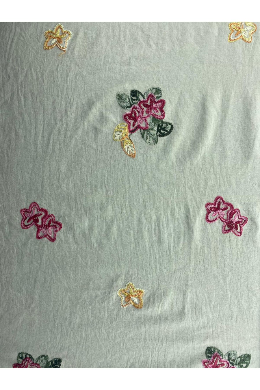 Ham Polyester Tül Üzeri Brode Bant