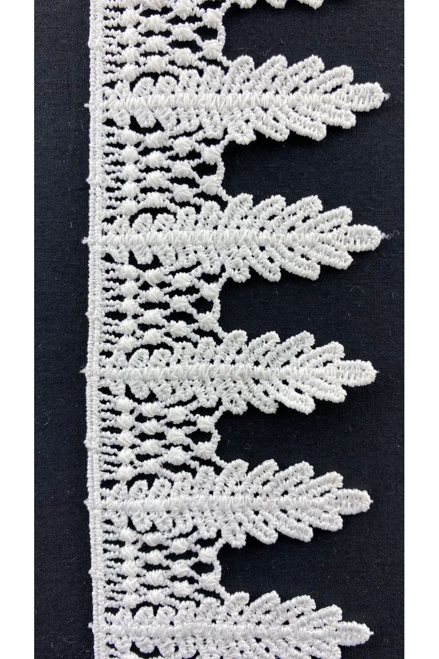 Ham Mat Polyester İthal Güpür Brode Bant, 6.5 cm