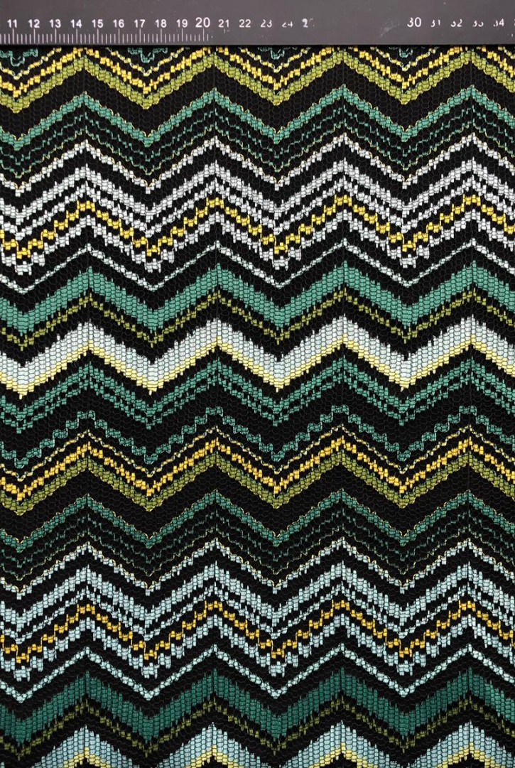 Nakışlı Yeşil Dantel