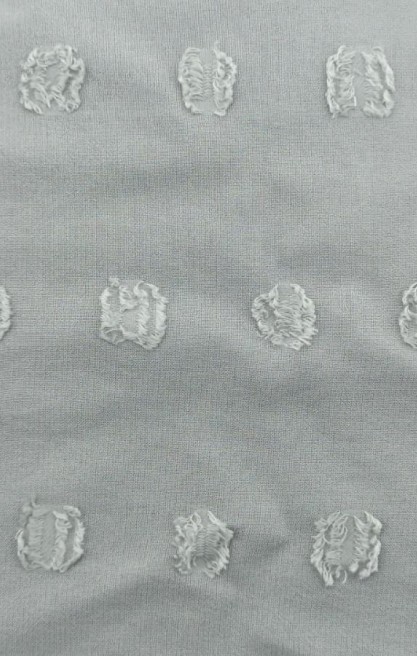 Gri Puanlı Yerli Şifon Kumaş