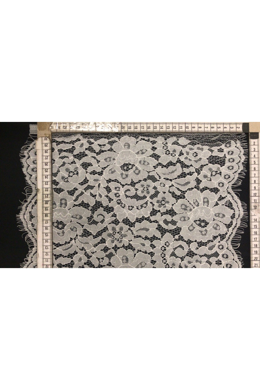 7106-ADET Beyaz Sakallı Kordlu Naylon Dantel Bant 7106-ADET Beyaz Sakallı Kordlu Naylon Dantel Bant