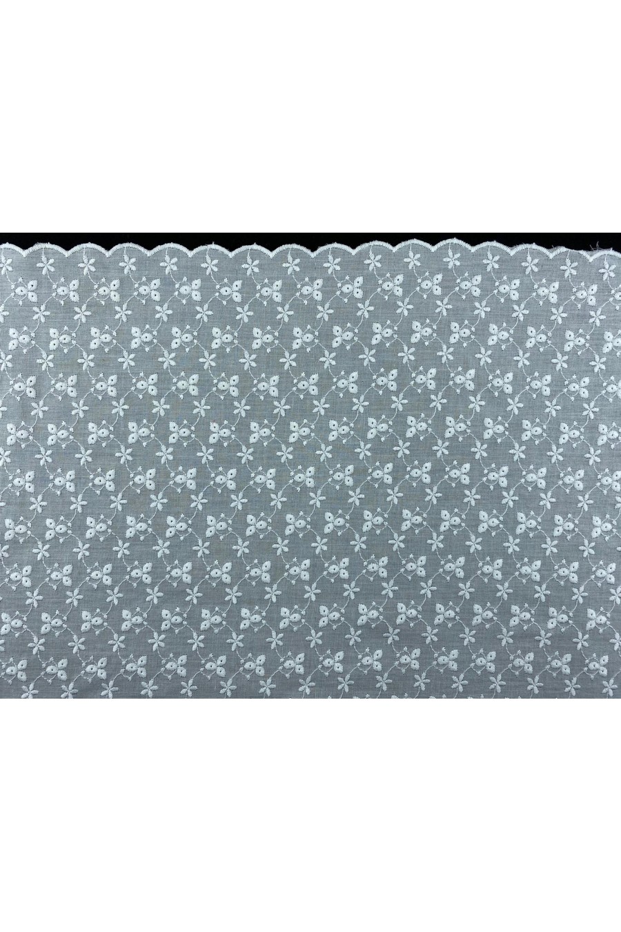 10718-METRE 30 cm Yerli Mat Polyester Vual Brode Bant