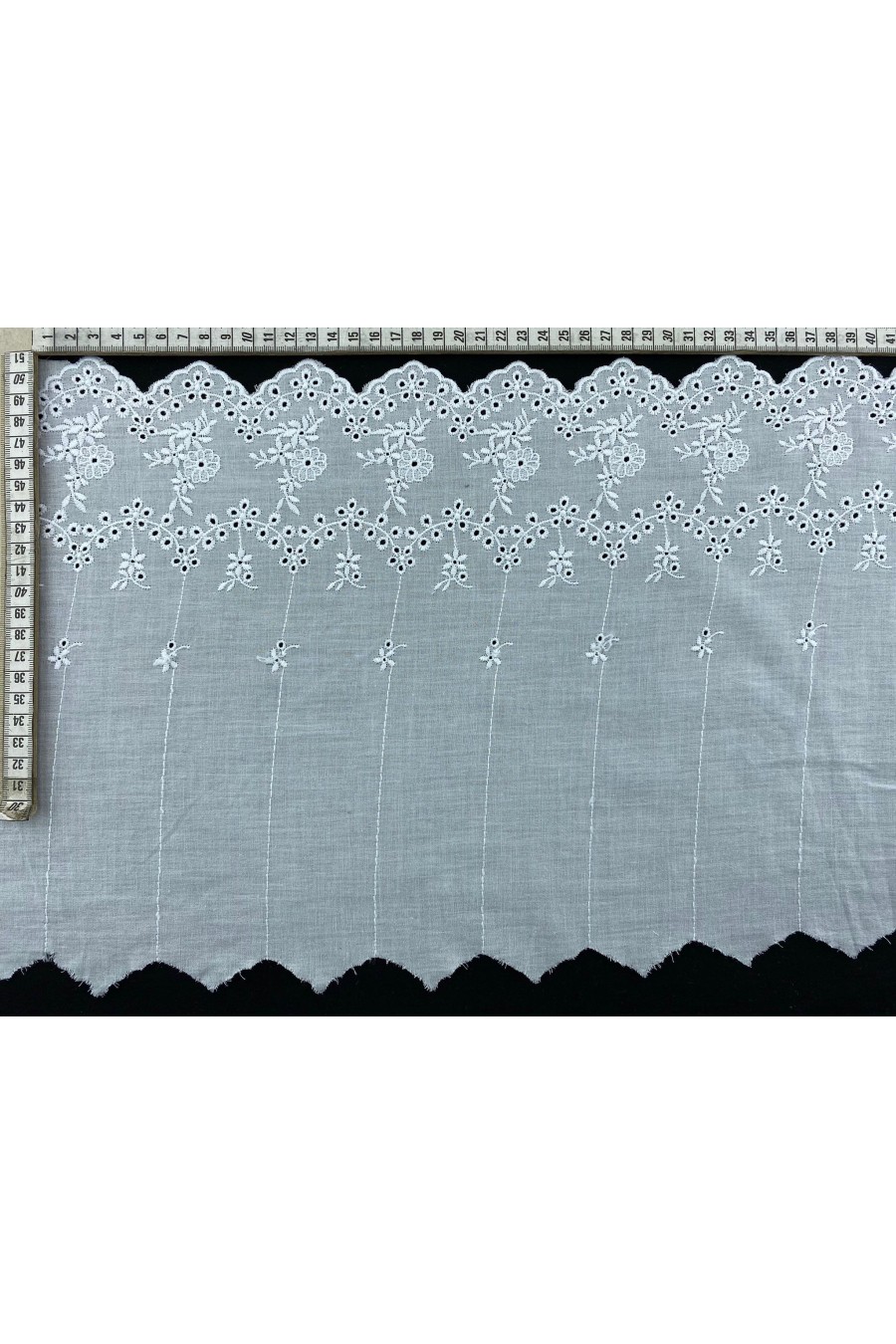 10266-METRE Yerli Mat Polyester Vual Brode Bant, 28 cm