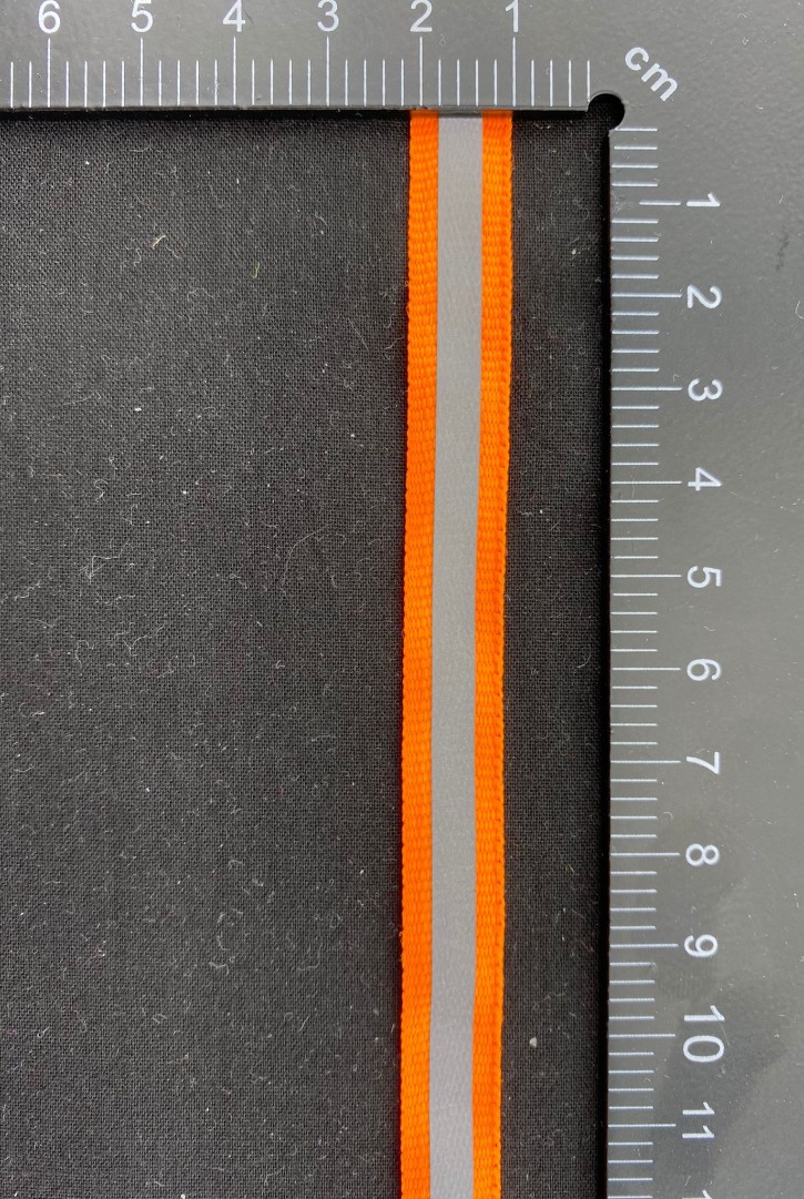 Turuncu-Gri Reflektör Bant, 1 cm