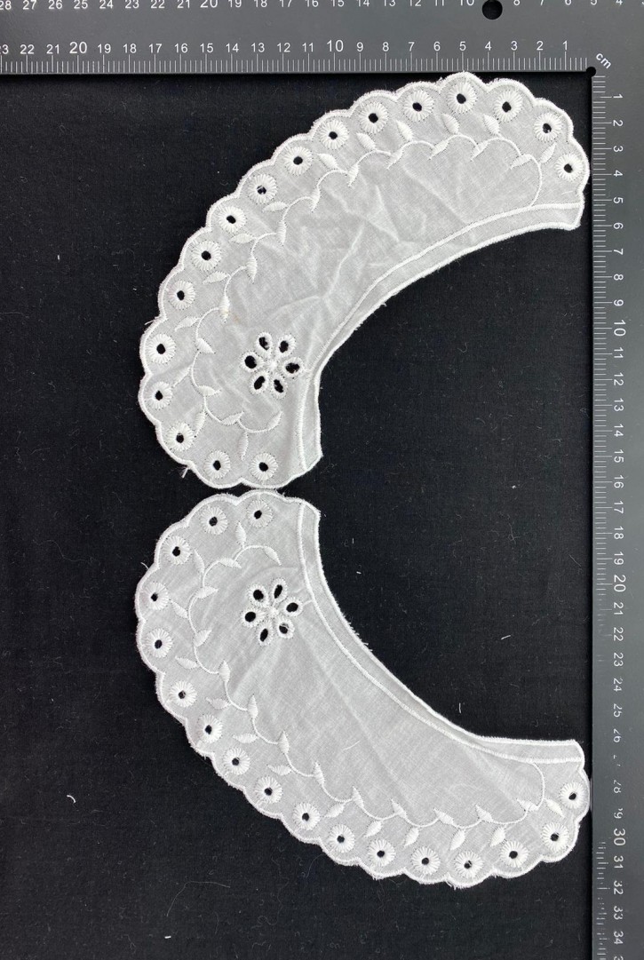 Kasar İşlemli Mat Polyester Vual Yaka