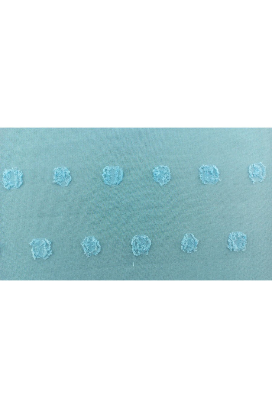 10316-METRE Mint Renk Puanlı Şifon Kumaş - 150 cm, Yerli Üretim