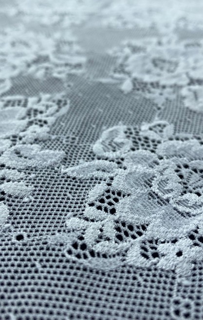 İthal Naylon Likralı Fikse Dantel