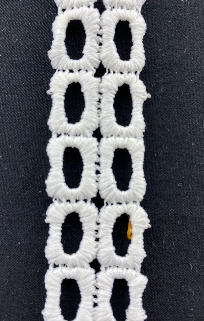 Ham Mat Polyester Güpür Brode Bant