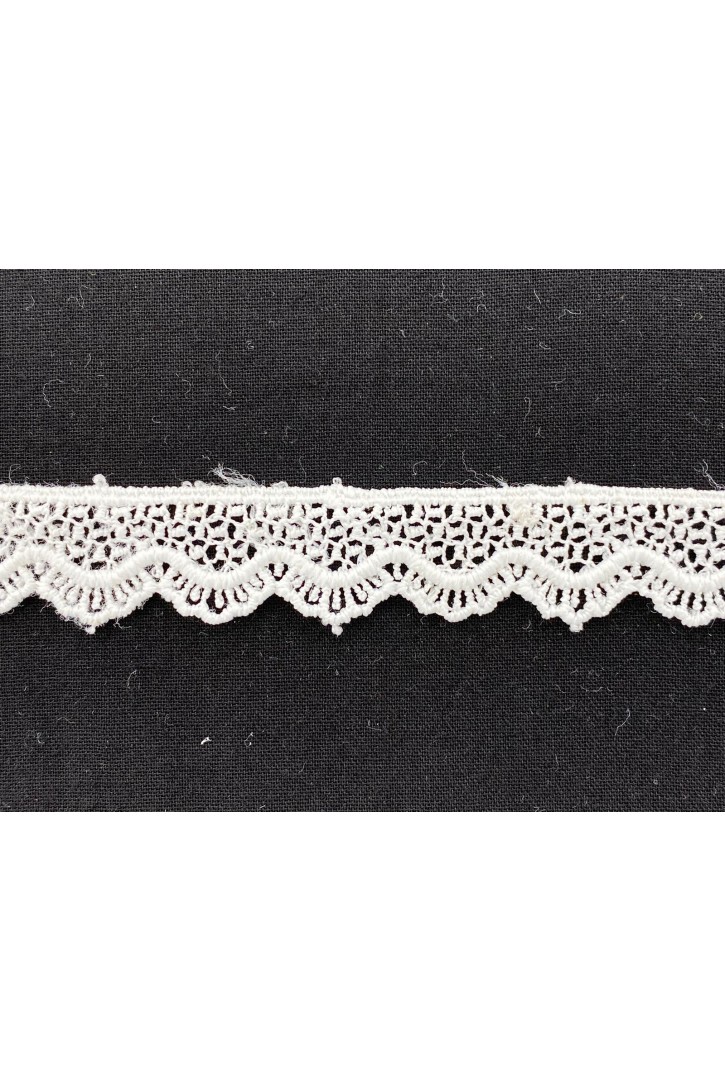 Mat Polyester Güpür Brode Bant, 1.5 cm