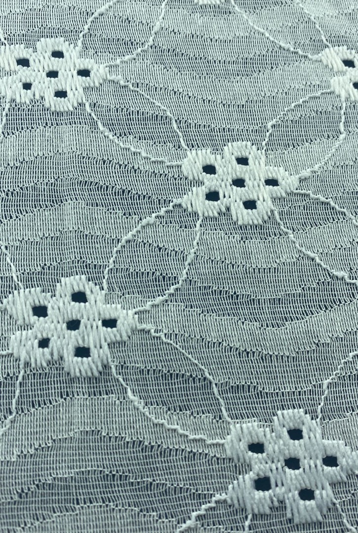 Krem Pamuk Naylon Dantel, 150 cm