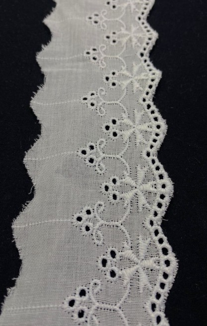 6 cm Kasar Mat Polyester Vual Yerli Brode Bant