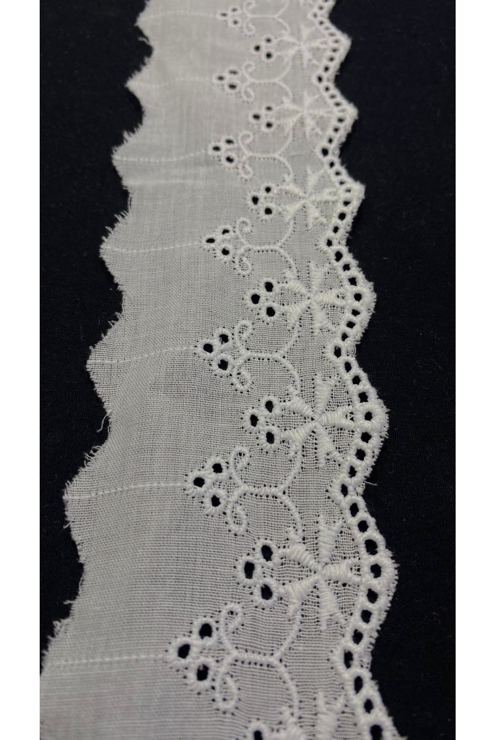 6 cm Kasar Mat Polyester Vual Yerli Brode Bant