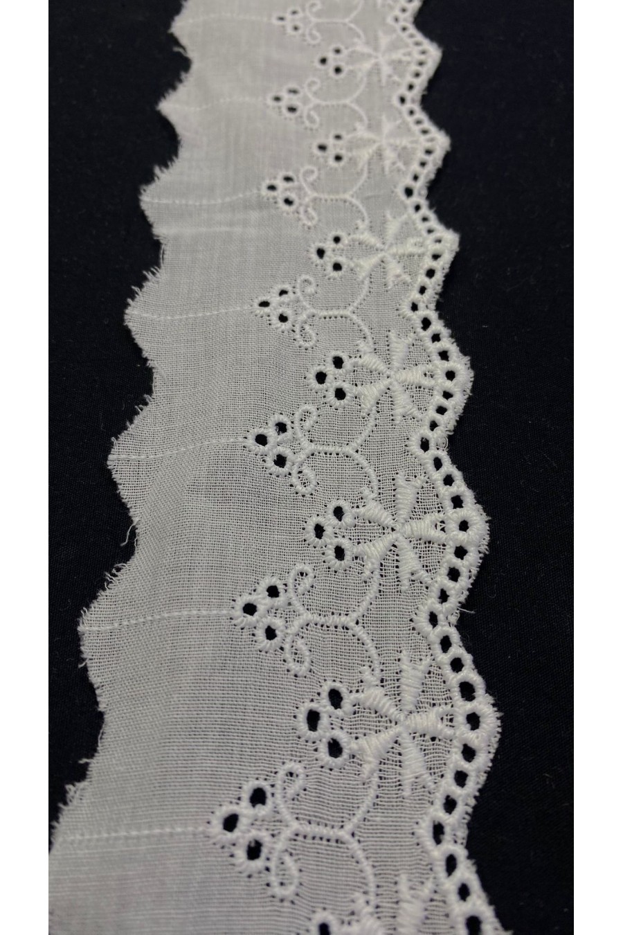 6 cm Kasar Mat Polyester Vual Yerli Brode Bant