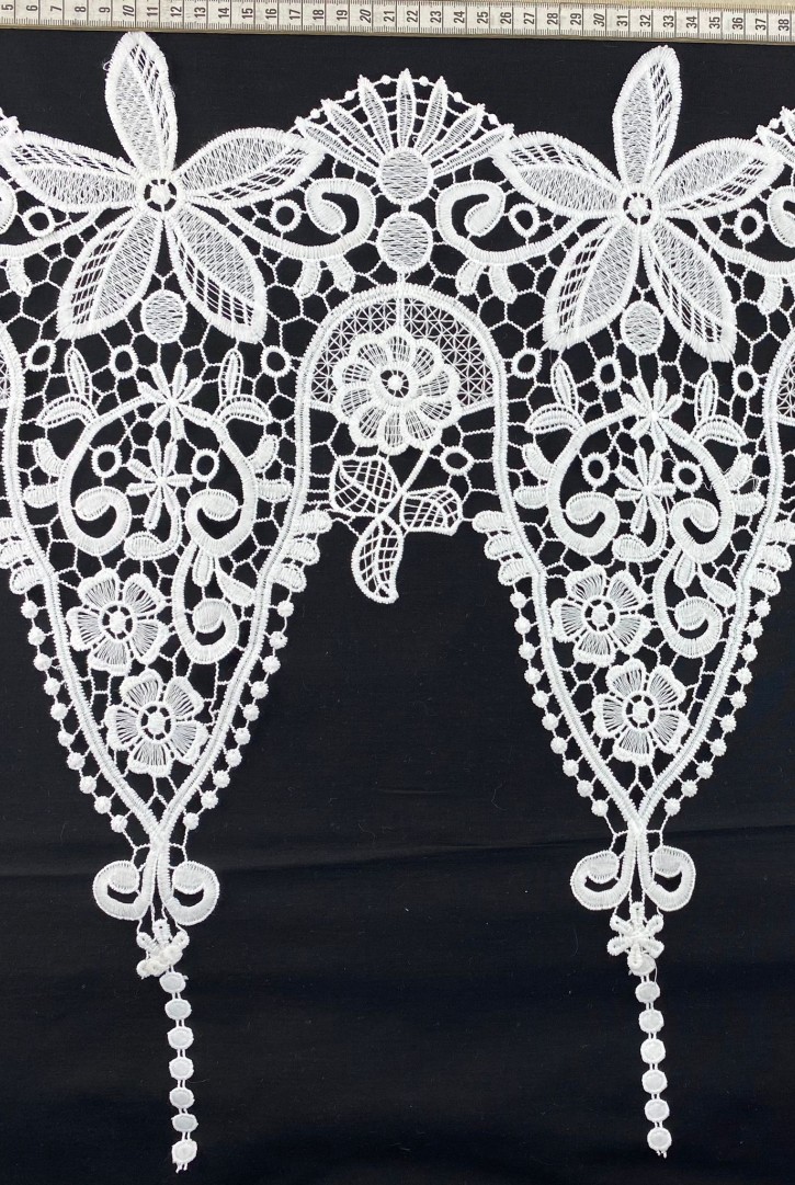 Ham İthal Polyester Yaka Brode, 42 cm