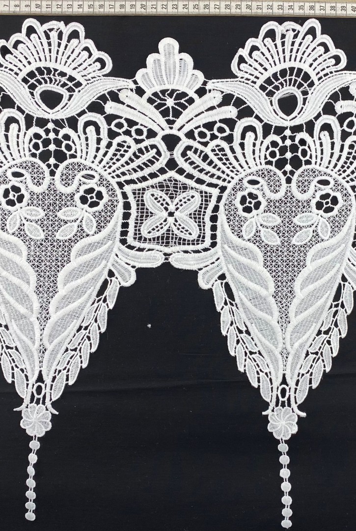 Ham İthal Polyester Brode Yaka - 42 cm