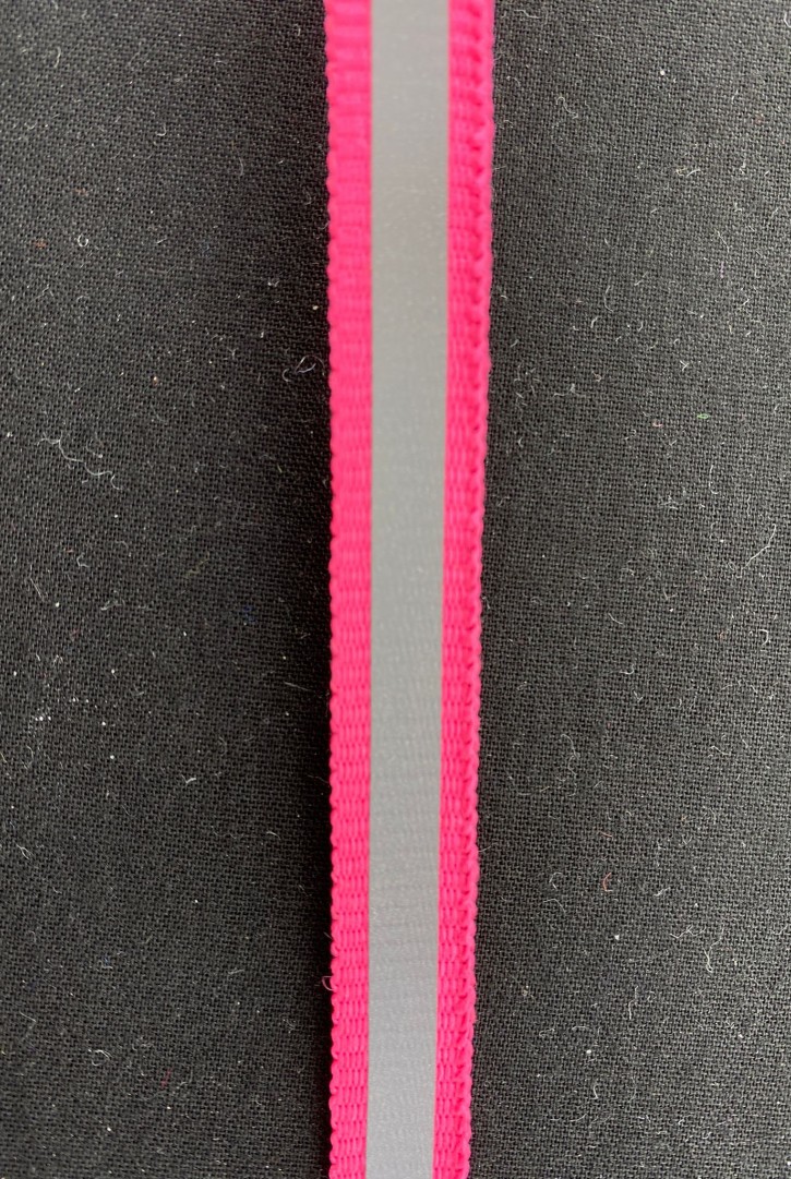 Şerit İthal Bant Reflektör Pembe-Gri 1 CM