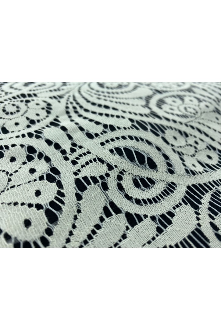 Geniş Fikse Pamuk Naylon Dantel