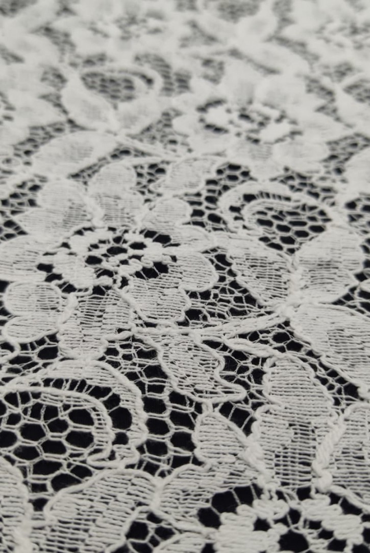 Kasar Yapıda Pamuk Naylon Dantel, İthal