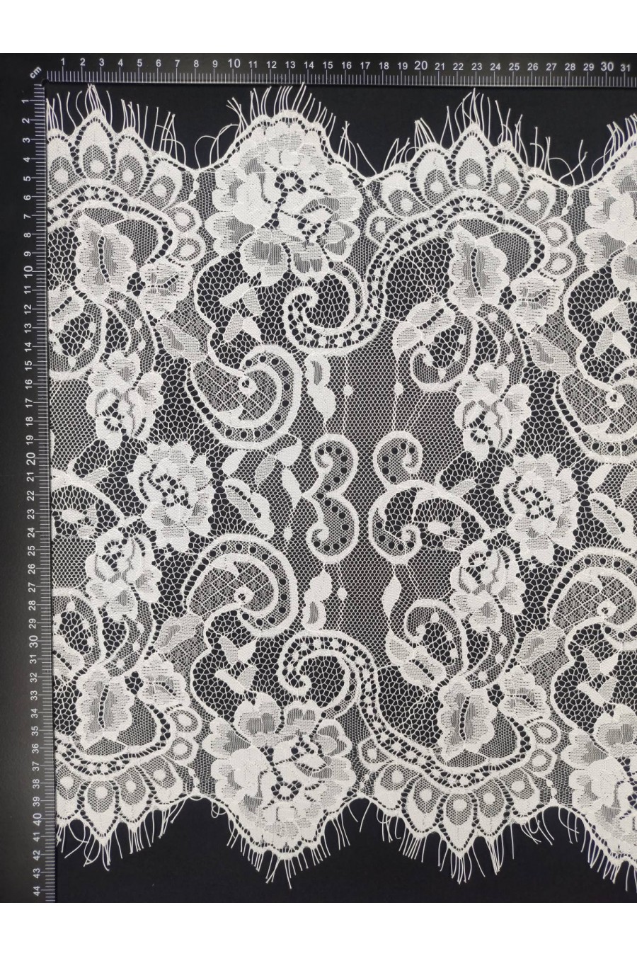 Dantel İthal Bant Naylon Sakallı Off White