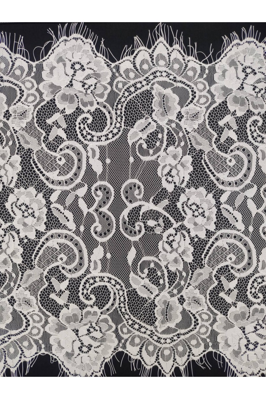 Dantel İthal Bant Naylon Sakallı Off White