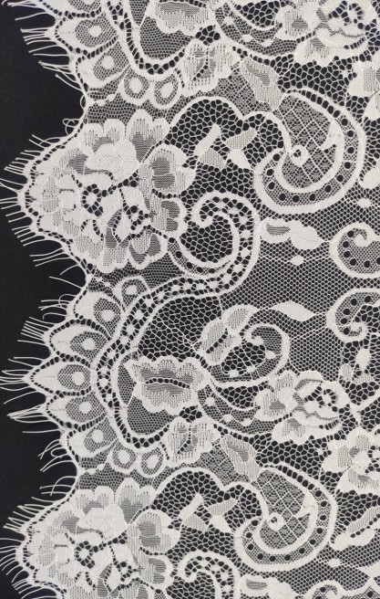 Dantel İthal Bant Naylon Sakallı Off White