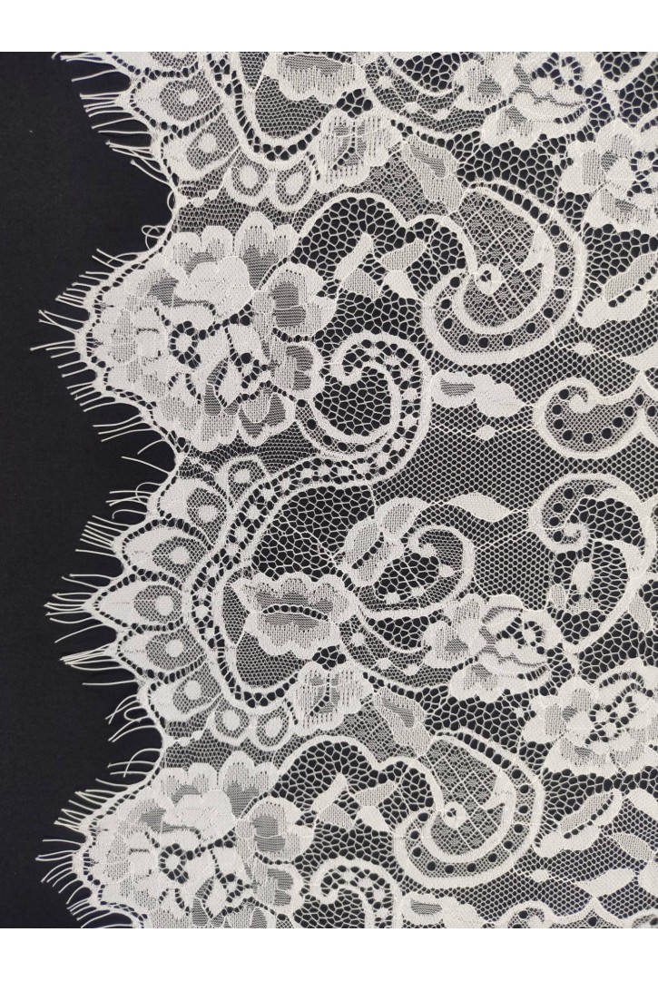 Dantel İthal Bant Naylon Sakallı Off White