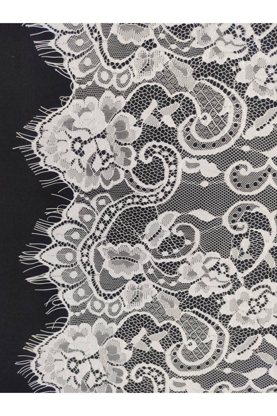 Dantel İthal Bant Naylon Sakallı Off White