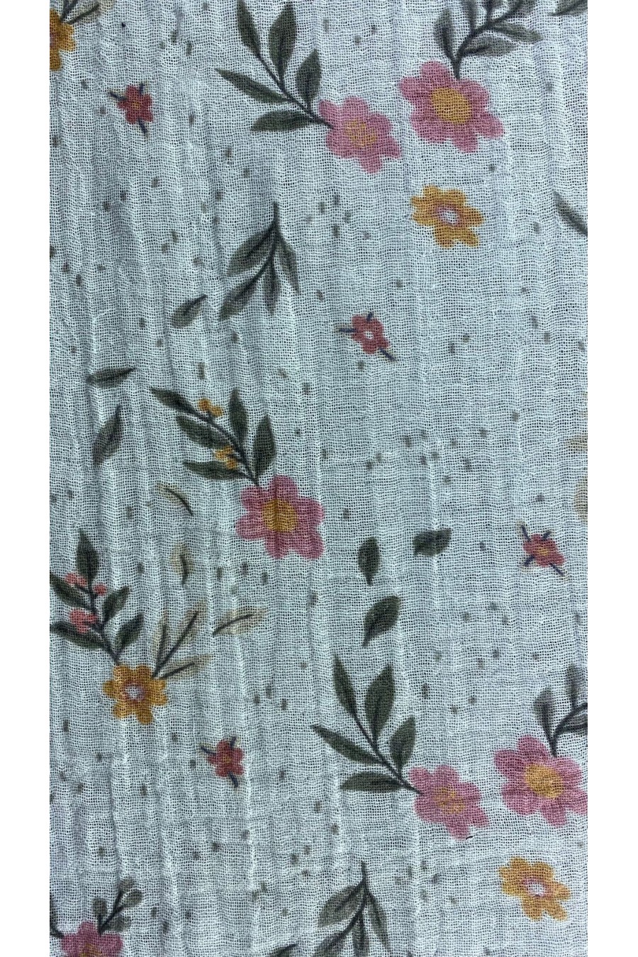 22659 KUMAŞ/YERLİ/LEZ/MÜSLİN/PAMUK/ÇİÇEK BASKILI/145 CM