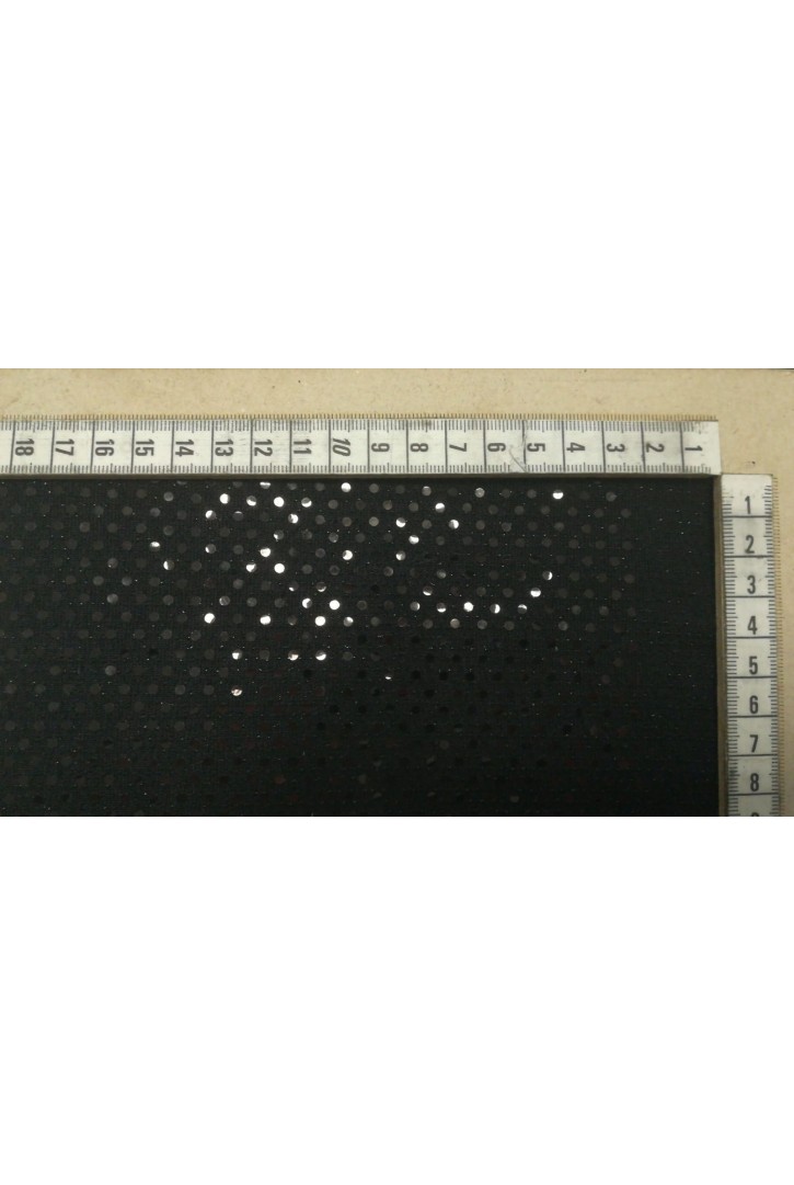 9775 BUZY KUMAŞ/İTHAL/LEZ/POLYESTER/AYNALI/SİYAH/135 CM