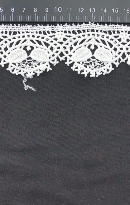 Yerli Mat Polyester Güpür Brode Bant