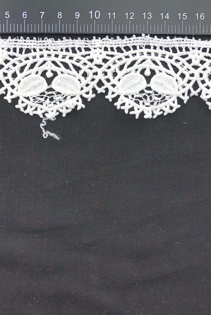 Yerli Mat Polyester Güpür Brode Bant