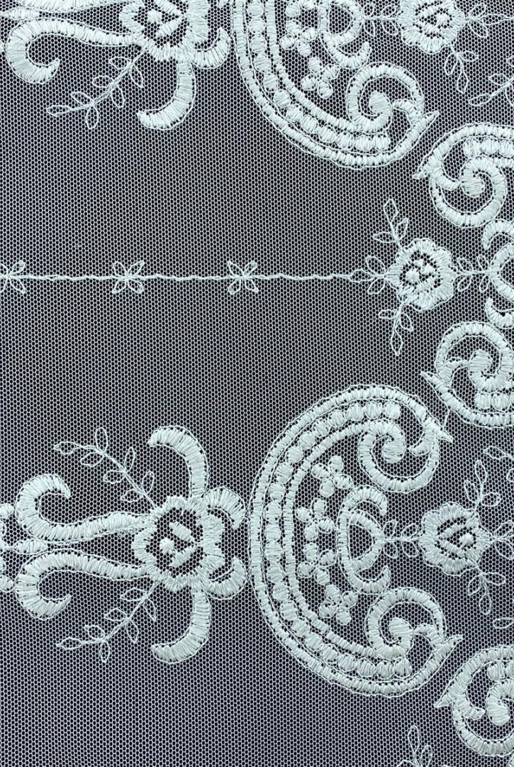 Ham Tül Üzeri Brode Kumaş