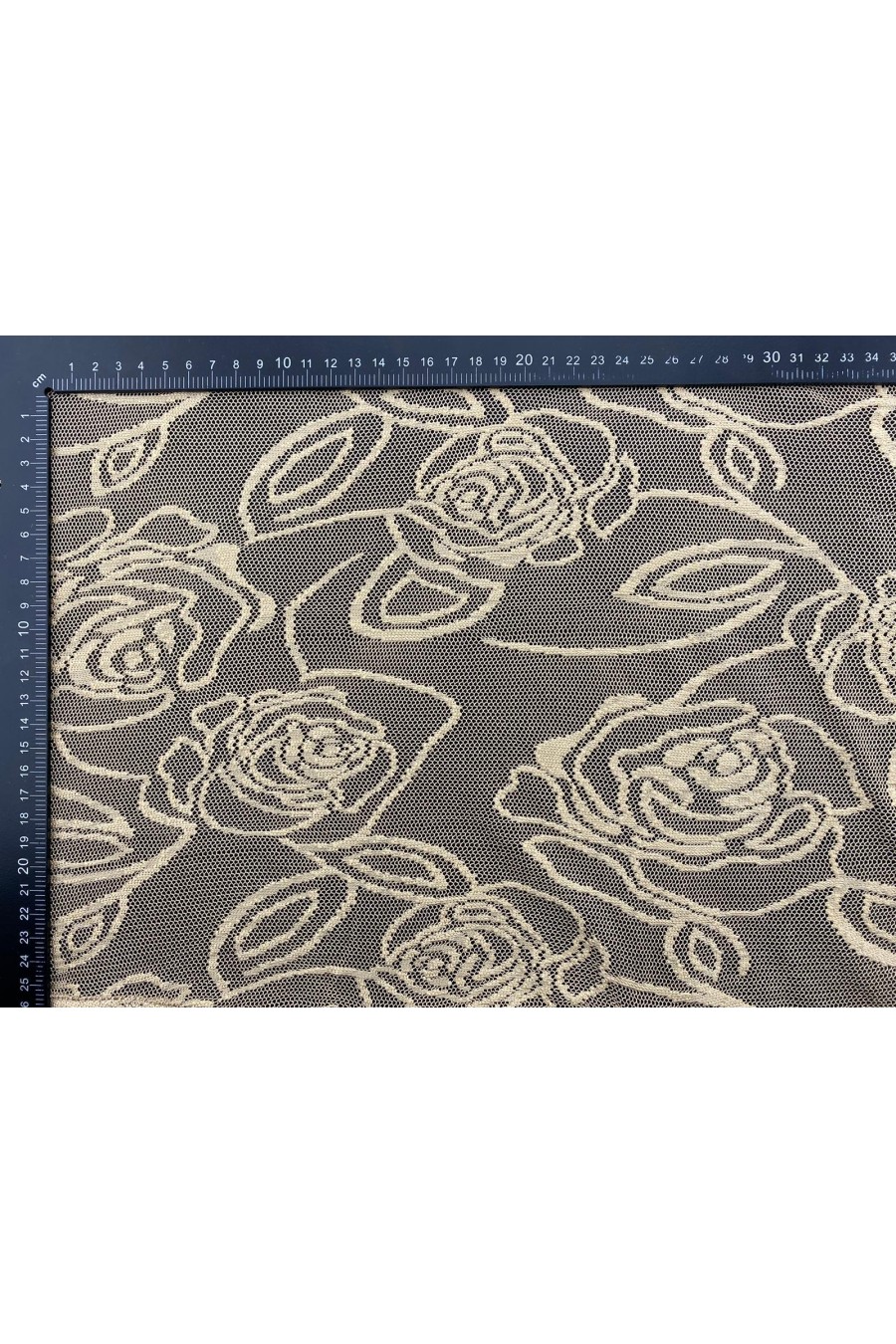 Bej Mikro Polyester Yerli Dantel