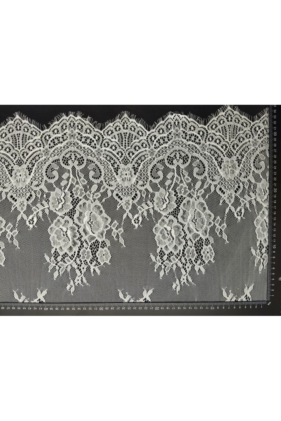 22998 DANTEL/İTHAL/LEZ/NAYLON/SAKALLI/BEYAZ/150 CM