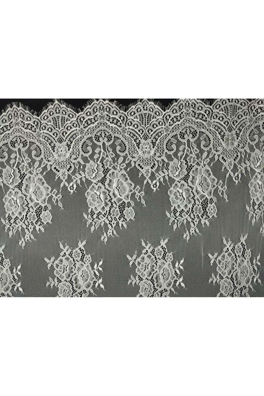 22998 DANTEL/İTHAL/LEZ/NAYLON/SAKALLI/BEYAZ/150 CM