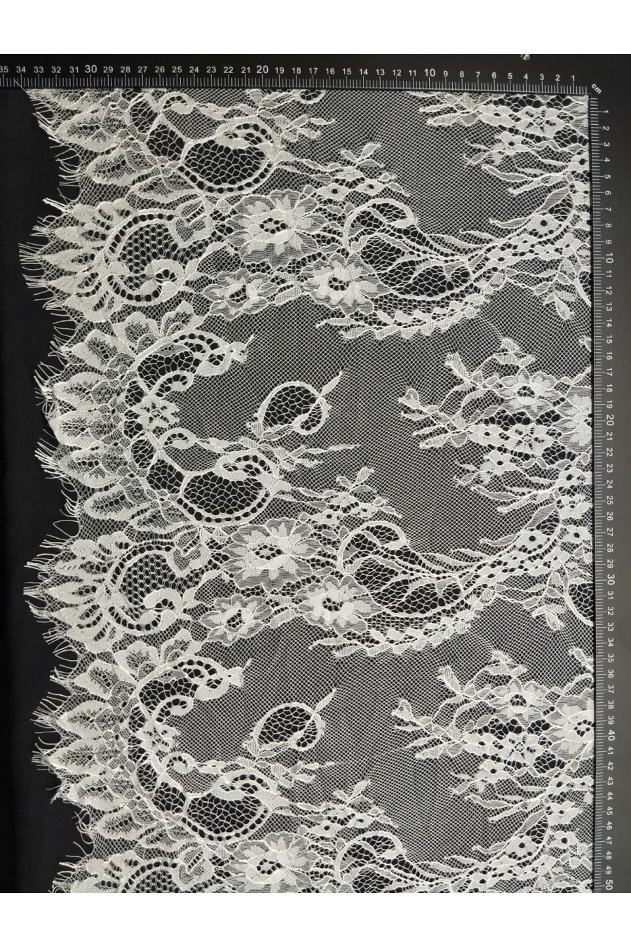 22997 DANTEL/İTHAL/LEZ/NAYLON/SAKALLI/BEYAZ/150 CM