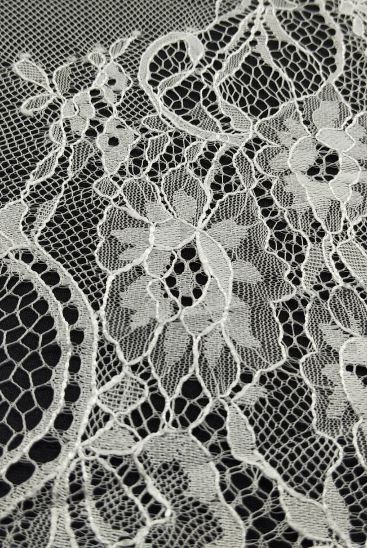 22997 DANTEL/İTHAL/LEZ/NAYLON/SAKALLI/BEYAZ/150 CM