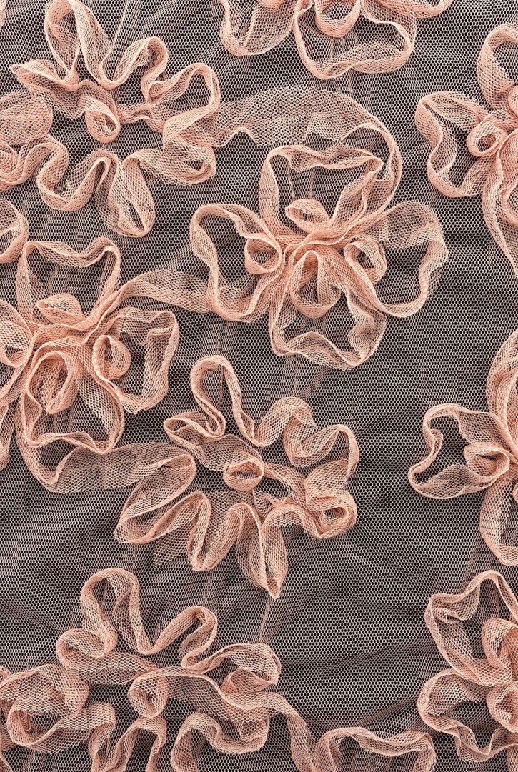 Somon Süzeneli Tül Kumaş - Yerli Polyester, 130 cm (11203)