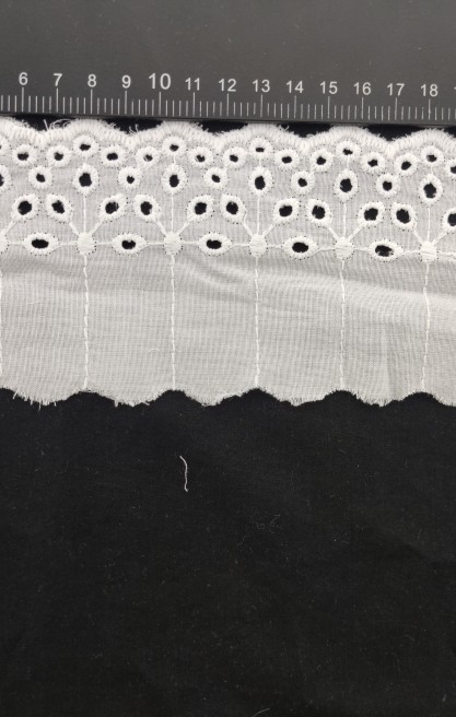 8 cm Bohrerli Mat Polyester Vual Brode Bant