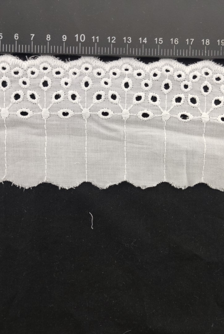 8 cm Bohrerli Mat Polyester Vual Brode Bant