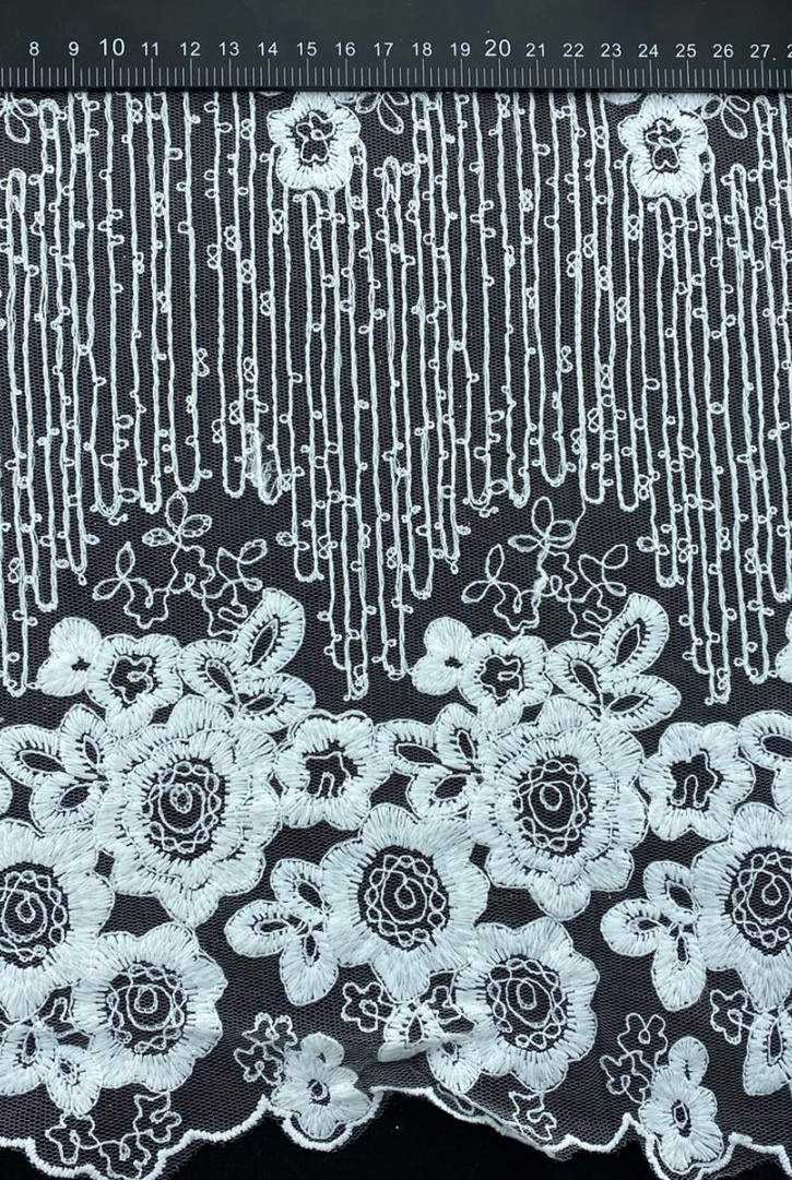 İthal Mat Polyester Tül Üzeri Ham Brode