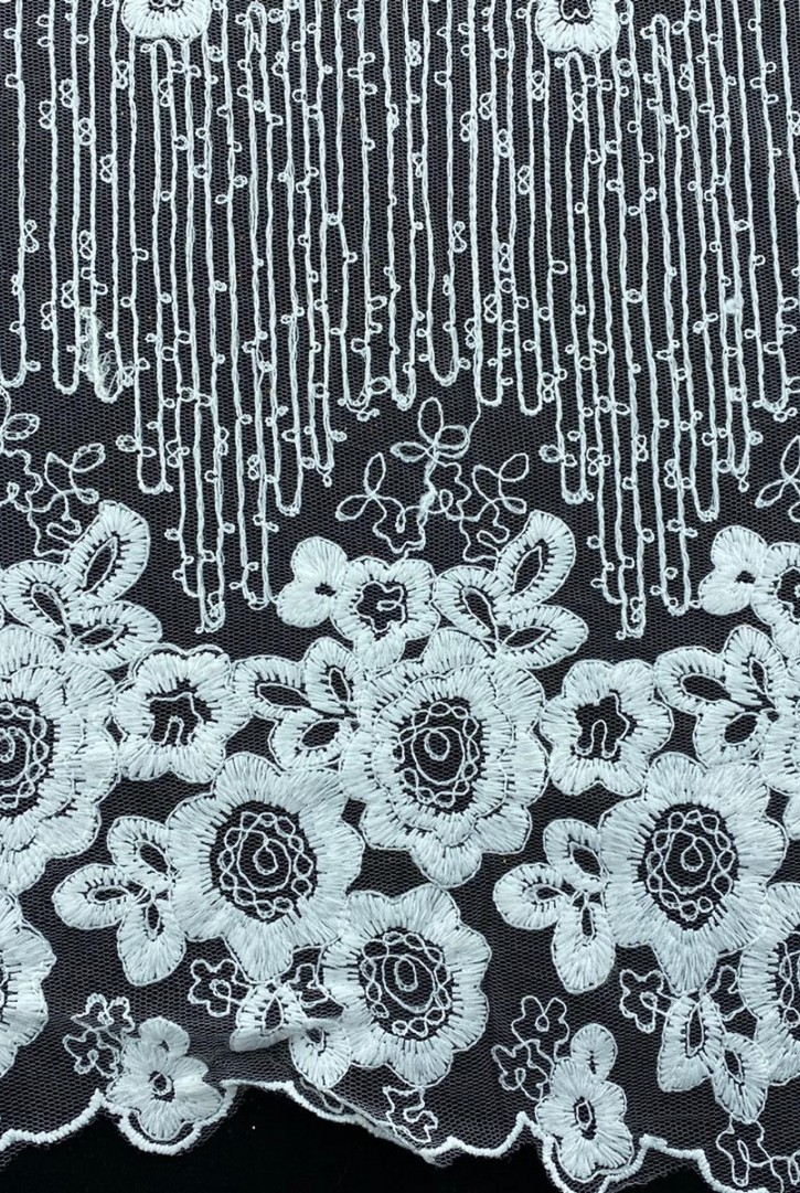 İthal Mat Polyester Tül Üzeri Ham Brode