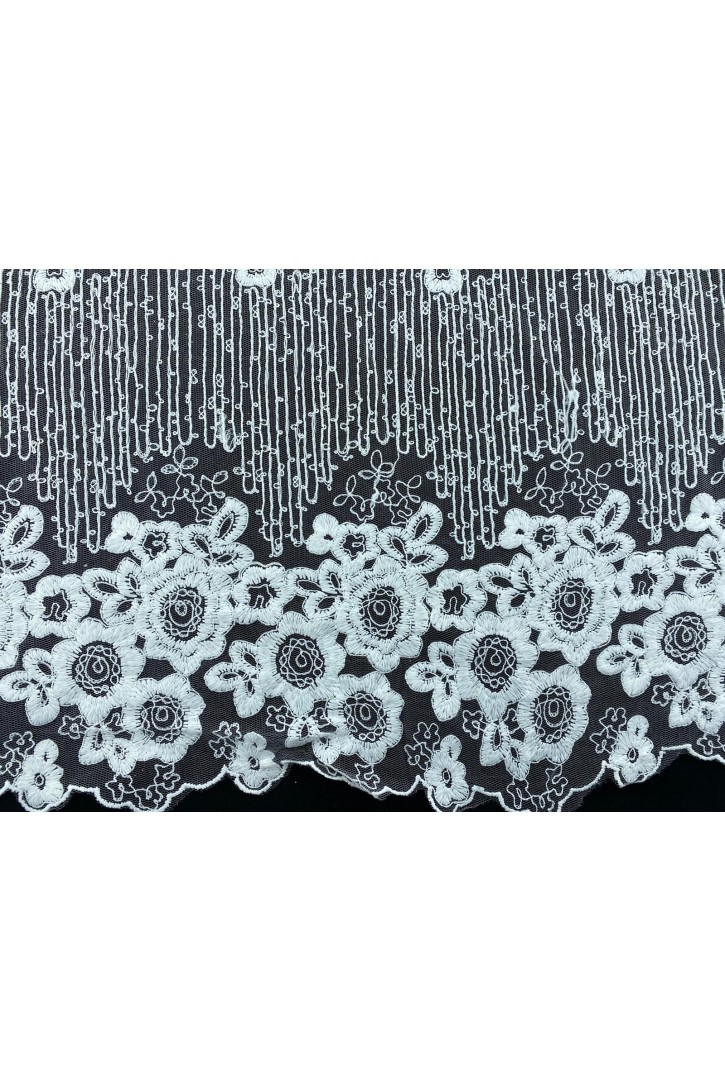 İthal Mat Polyester Tül Üzeri Ham Brode