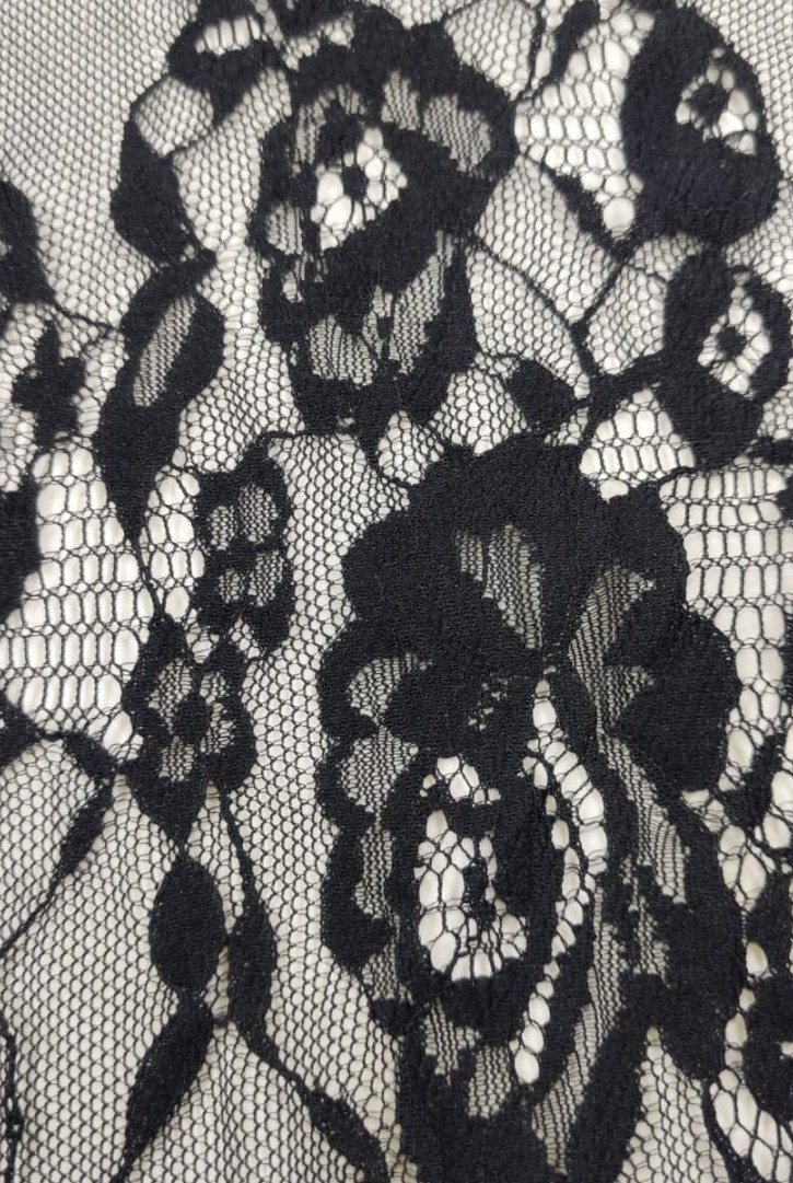 5536/DANTEL/YERLİ/LEZ/NAYLON/SİYAH