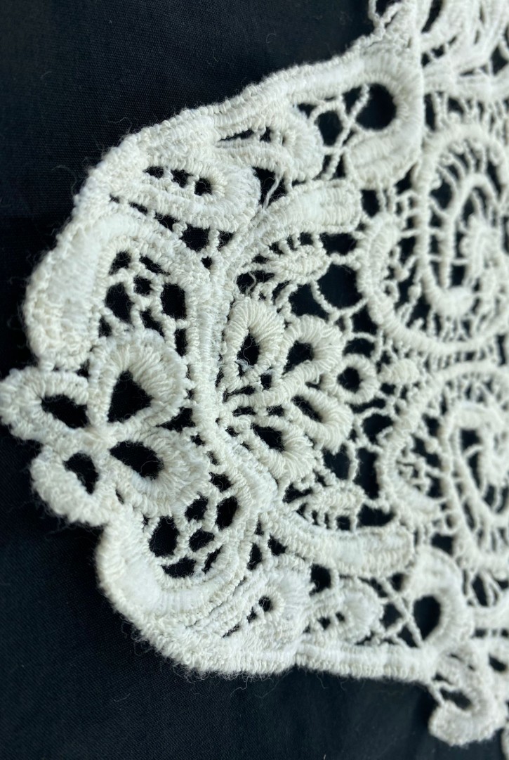 Ham Pamuk Yaka Bant - 32 cm