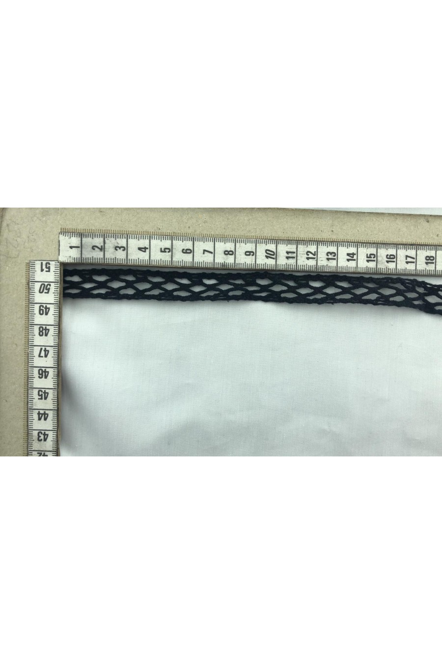 7649 DANTEL/YERLİ/BANT/KOPANAKİ/PAMUK/SİYAH/1,5 CM