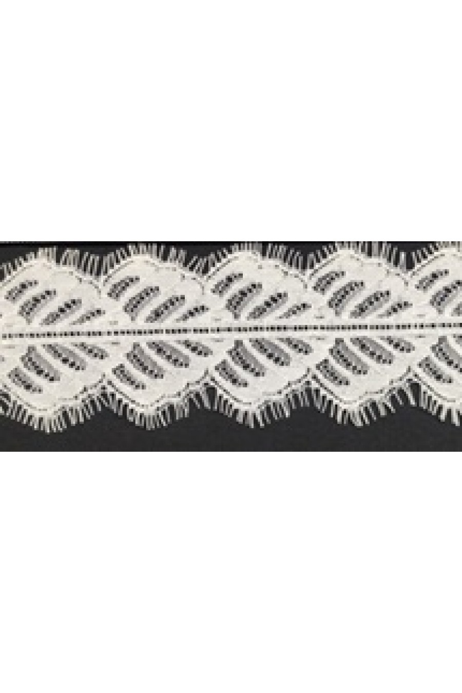 22962 DANTEL/İTHAL/BANT/PAMUK POLYESTER/KORDLU/BEYAZ/8,5 CM