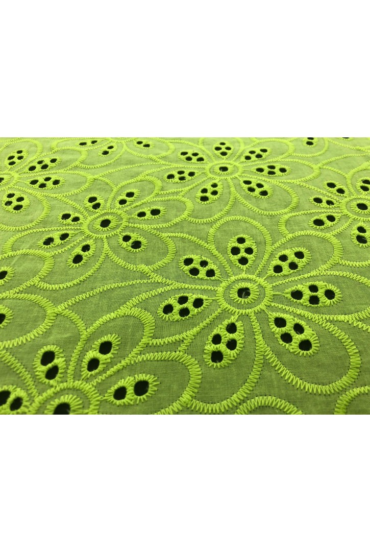 Siirt Yeşili Bohrer İşlemeli Brode