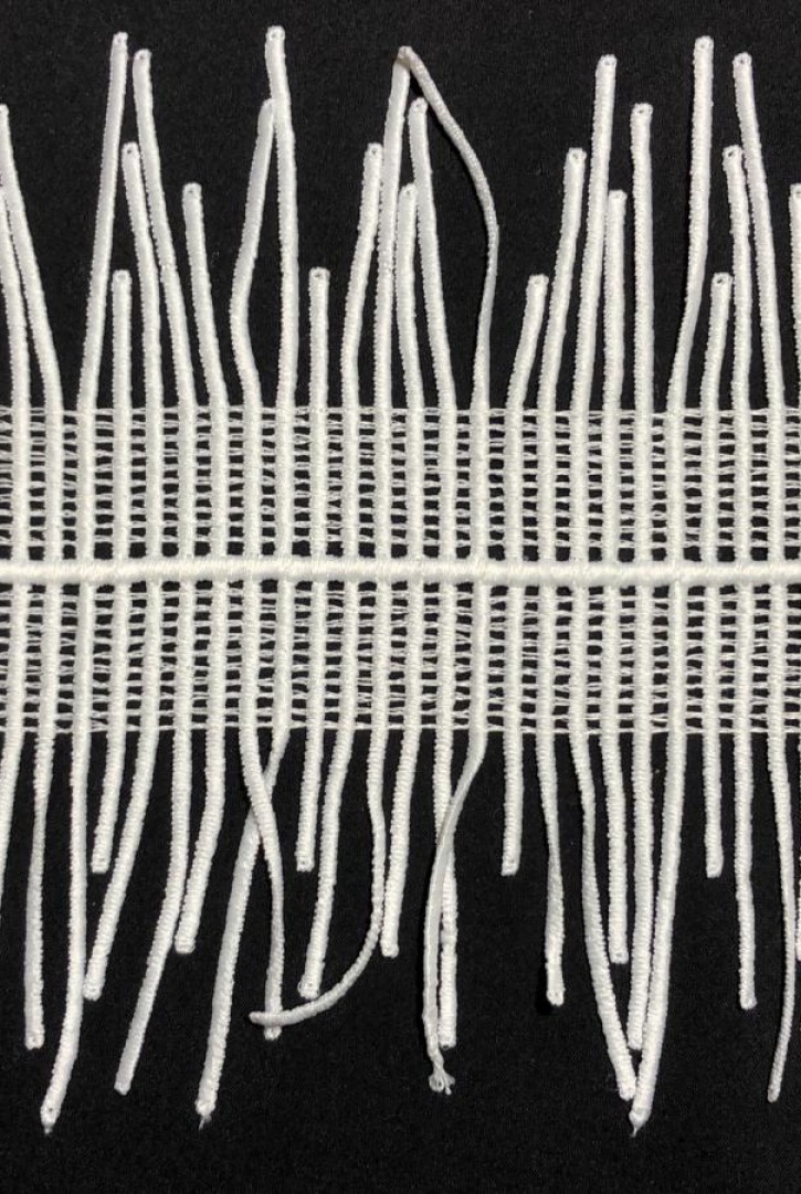 Ham Mat Polyester Güpür Brode Bant