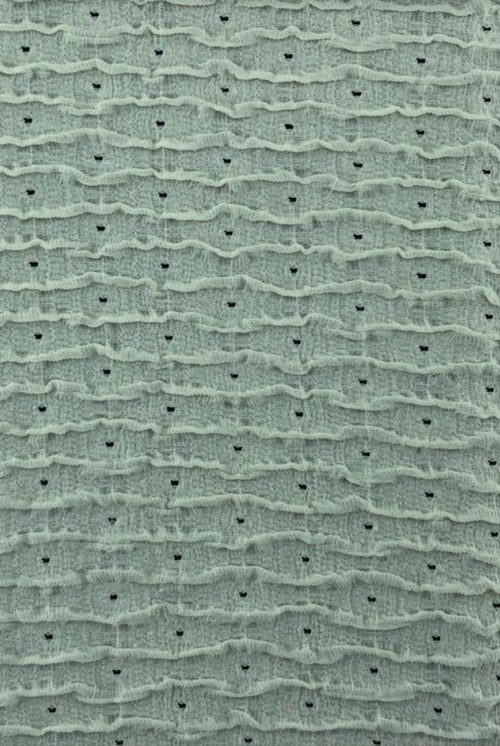 Krem Likralı Naylon Dantel, İthal, 110 cm